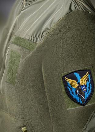 Шеврон нашивка на липучке ангел всу 7,6х9,3 см, вышитый патч