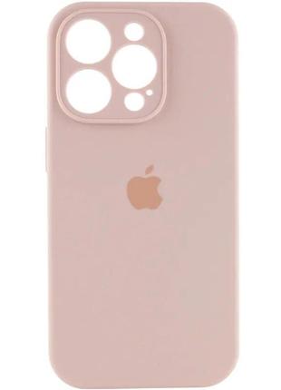 Чохол для смартфона silicone full case aa camera protect for apple iphone 15 pro 15,pink sand