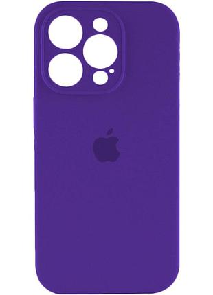 Чохол для смартфона silicone full case aa camera protect for apple iphone 15 pro max 54, amethist