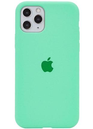 Чохол для смартфона silicone full case aa open cam for apple iphone 11 pro кругл 30,spearmint