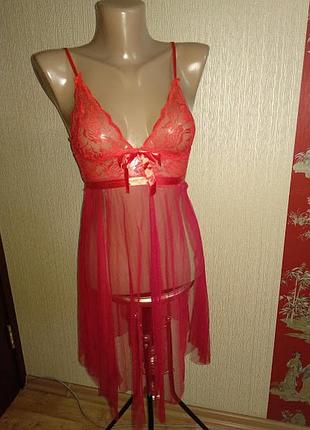 Гіпюровий пеньюар 70 в