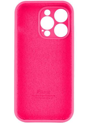 Чохол для смартфона silicone full case aa camera protect for apple iphone 15 pro max 23,shiny pink 2