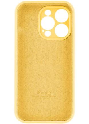 Чохол для смартфона silicone full case aa camera protect for apple iphone 14 pro max 56,sunny yellow 4