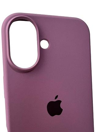 Чохол для смартфона silicone full case aa open cam for apple iphone 16 60,taro purple 4