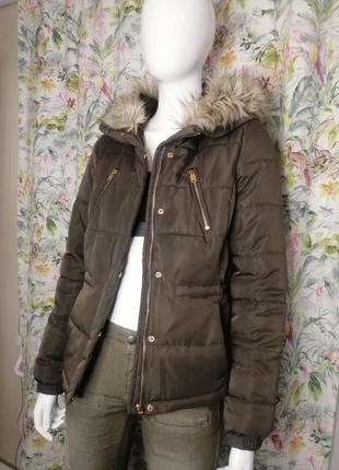 Женская зимняя куртка h&amp;m размер 34 xs