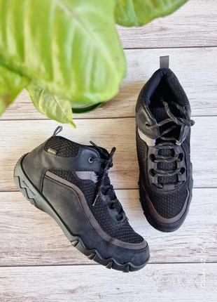Gore tex трекінгові кросівки сітка зі шкірою 38