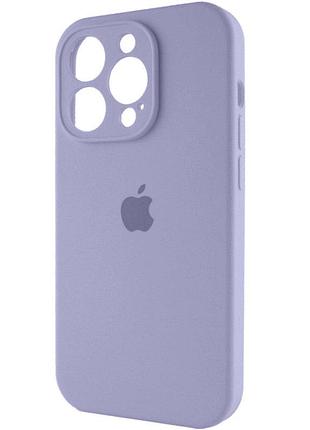 Чохол для смартфона silicone full case aa camera protect for apple iphone 15 pro 28,lavender grey 3