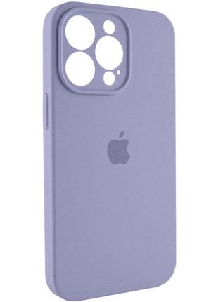 Чохол для смартфона silicone full case aa camera protect for apple iphone 15 pro 28,lavender grey 2