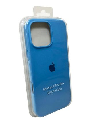 Чохол для смартфона silicone full case aa open cam for apple iphone 16 pro 49,cornflower 7