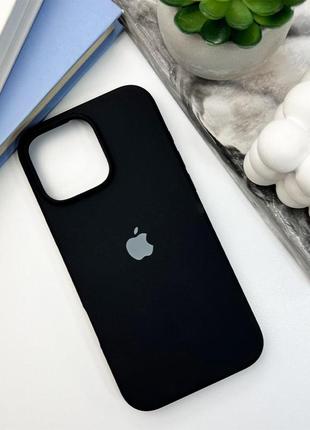 Чохол для смартфона silicone full case aa open cam for apple iphone 16 pro 14,black 6