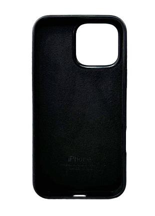 Чохол для смартфона silicone full case aa open cam for apple iphone 16 pro 14,black 2