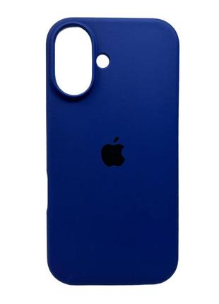 Чохол для смартфона silicone full case aa open cam for apple iphone 16 39, navy blue