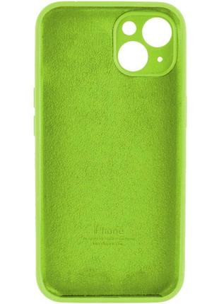 Чохол для смартфона silicone full case aa camera protect for apple iphone 13 24,shiny green 2