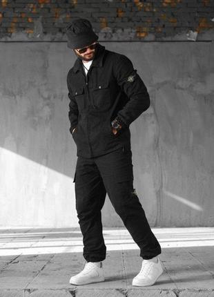 Костюм stone island black ра5072