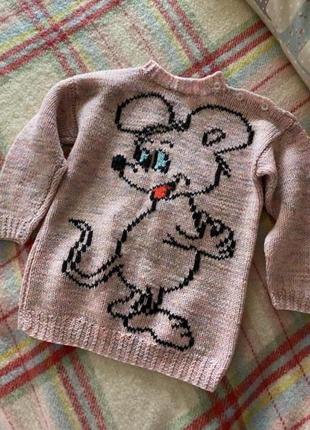 Свитер сведр вязаная туника