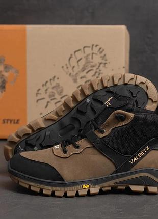 Чоловічі зимові шкіряні черевики under armour valsetz olive