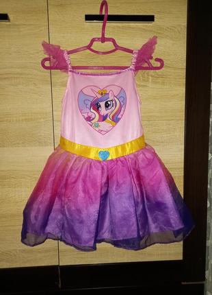 Платье, платье My little pony персонажи для девочек 3_4р. 
май люль пони