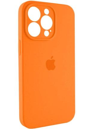 Чохол для смартфона silicone full case aa camera protect for apple iphone 14 pro 52,orange 3