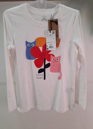 Лонгслів на дівчинку 134