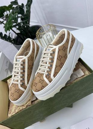 Зимние кеды gucci