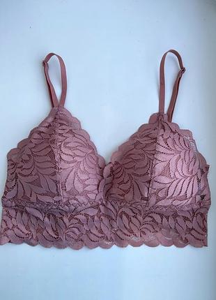 Кружевной бюстгальтер secret possessions  xs/s мягкая чашка, бра, топ