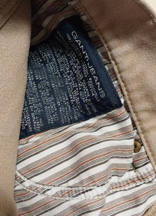 Стильные теплые брендовые джинсы gant jeans