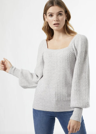Сірий меланжовий надзвичайно м'який светр dorothy perkins #3719