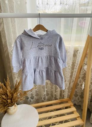 Утеплена сукня на 18-24 місяці