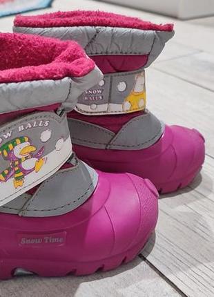 Зимние ботинки - сапожки для девочки