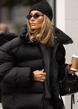 Космос-красивый пуховик в стиле oversize🪐 🐎