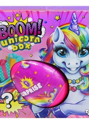 Іграшка-сюрприз "boom! unicorn box", укр комбінований різнокольоровий