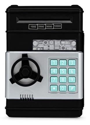 Игрушечная копилка сейф в виде банка number bank для детей