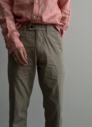 Marks&amp;spencer premium chino pants свободные брюки брюки чинос оригинал удобны комфортные бежевые кэжуал стиль красивые премиум легкие стильные