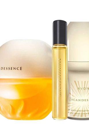 Incandessence парфумно-косметичний набір « avon incandessence для неї» 3 ед