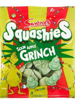 Жевательные конфеты swizzels squashies sour apple grinch 120g