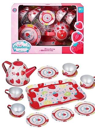 Детский металлический набор посуды для детей