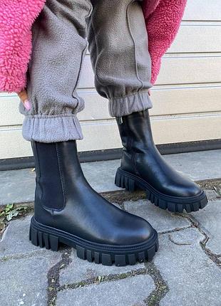 Ботинки натуральная кожа