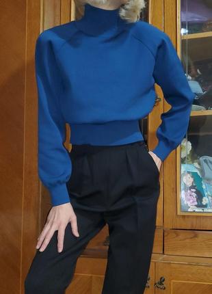 Водолазка гольф с подплечниками zara
