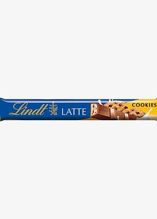 Батончик lindt latte cookies 39g