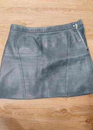 Шкіряна юбка zara