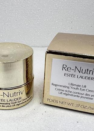 Интенсивно омолаживающий крем для глаз estee lauder re-nutriv ultimate lift regenerating youth eye creme