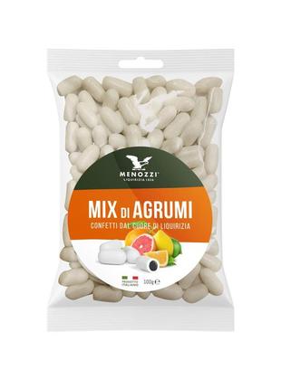 Драже menozzi de rosa mix di agrumi liquirizia 100g