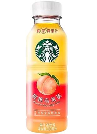 Чай starbucks peach oolong tea 330ml