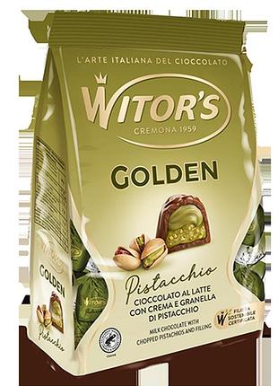 Шоколадні цукерки witor's golden pistacchio 200g