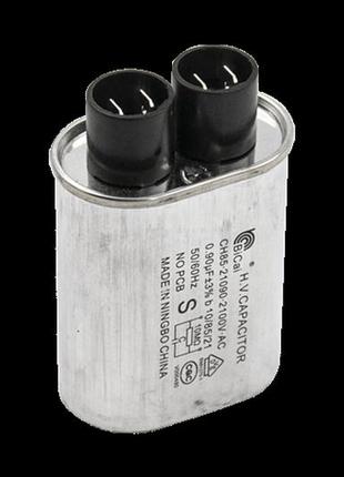 Конденсатор 0.90 мкф (±3%)  2100 v.ac (2 контакта по 3 клеммы) для микроволновой печи