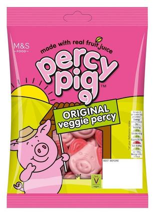 Мармелад m&s food percy pig original veggie 170g