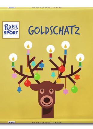 Шоколад ritter sport gold schatz vollmilch 40% 145g