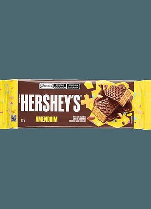 Вафлі hershey's wafer amendoim mani 102g