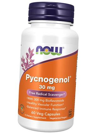 Пикногенол, pycnogenol 30, now foods 60вегкапс (70128012)