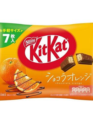 Батончики kitkat chocolate orange 7s 81g